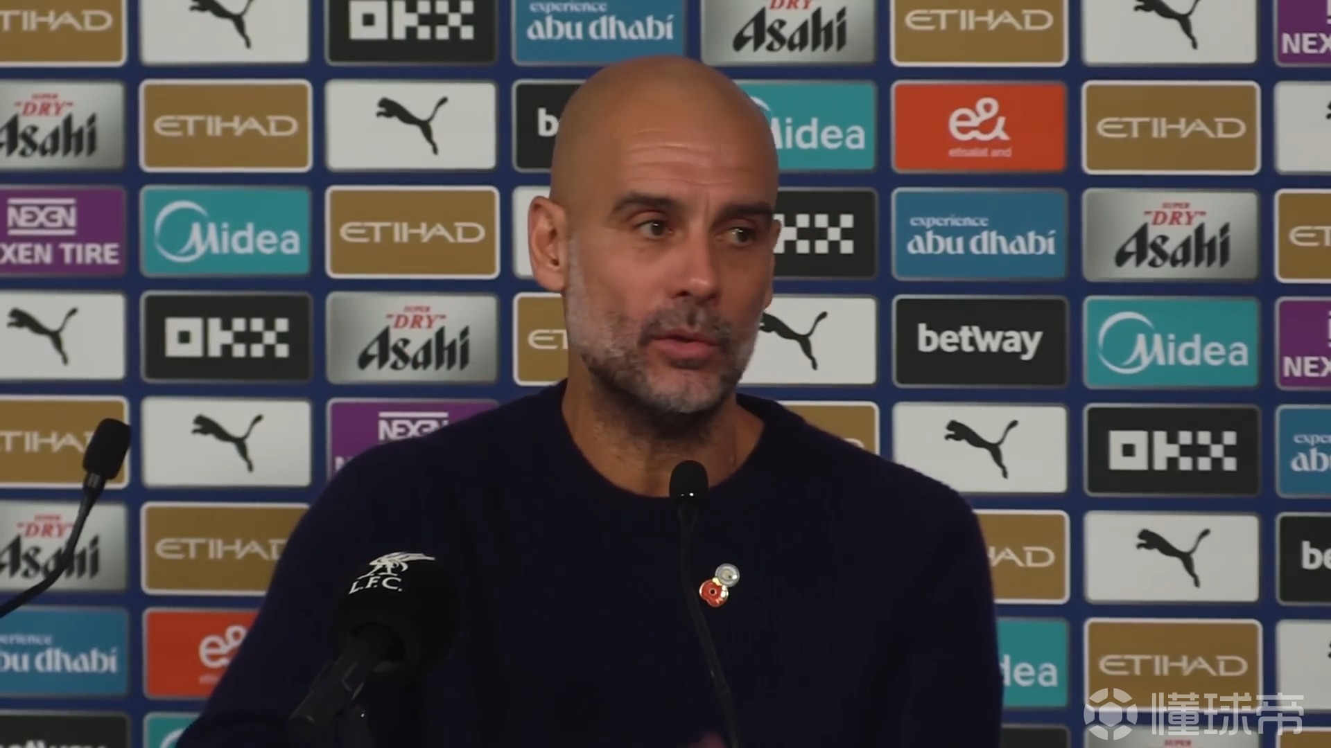 包含瓜迪奥拉批评队员积极性不足的词条